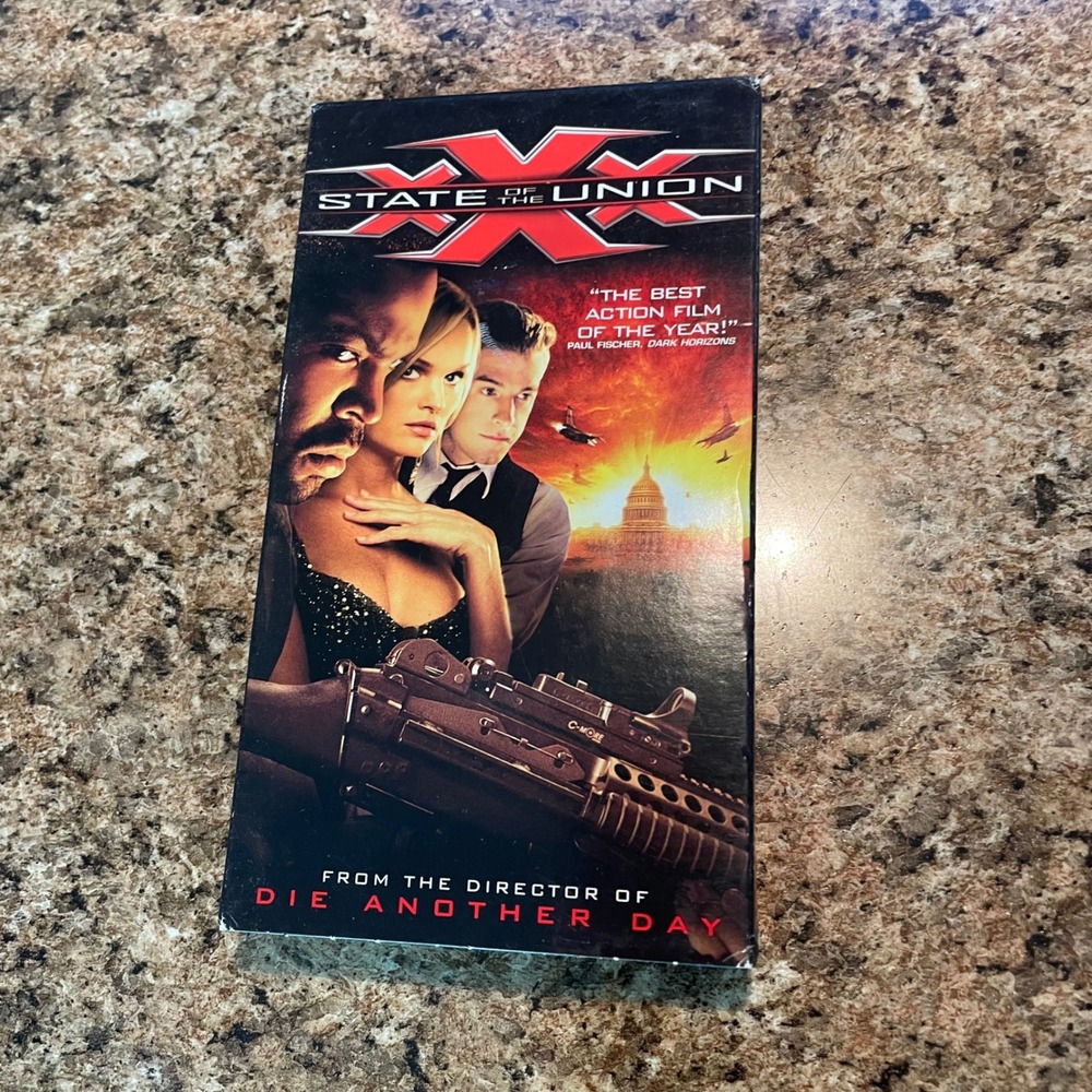XXX State of the Union VHS Movie Film 2005 Ice‎ Cube Action Thriller